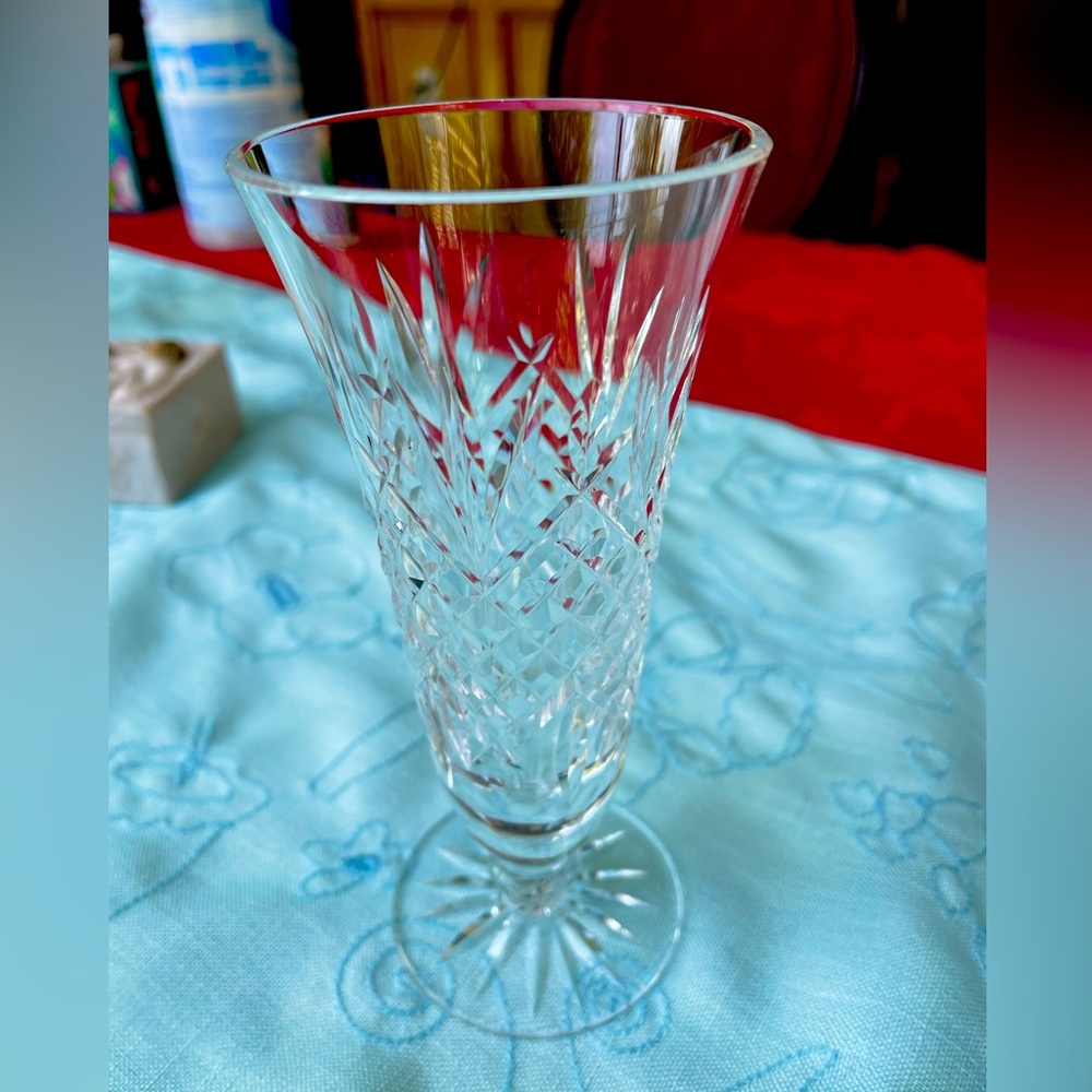 Vintage Waterford crystal vase stamped